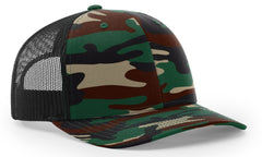 Richardson Trucker Camo Pattern Twill Mesh