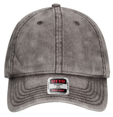 Otto 6 Panel Low Profile Snow Washed Superior Cotton Twill Cap
