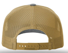 Richardson 5 Panel Seamless Front Trucker Twill Mesh Snapback Hat