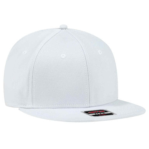 Otto Flex Stretchable Wool Blend Twill Flat Visor