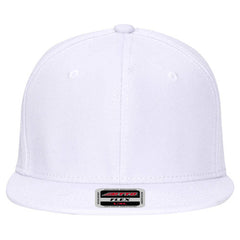 Otto Flex Stretchable Wool Blend Twill Flat Visor