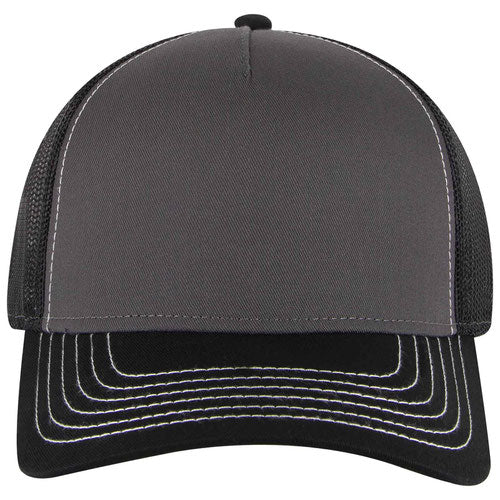 Otto Cotton Twill 5 Panel Low Profile Mesh Back Trucker Hat (Replaces 102-1318)