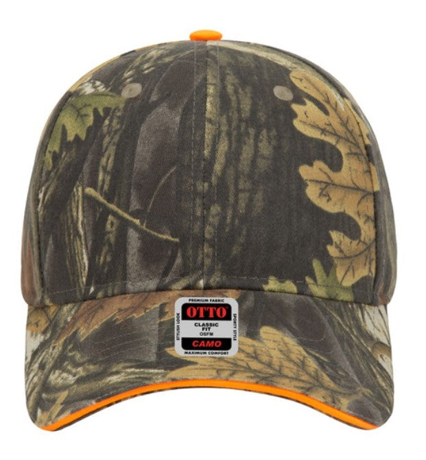 OTTO Cap Camouflage 6 Panel Baseball Cap