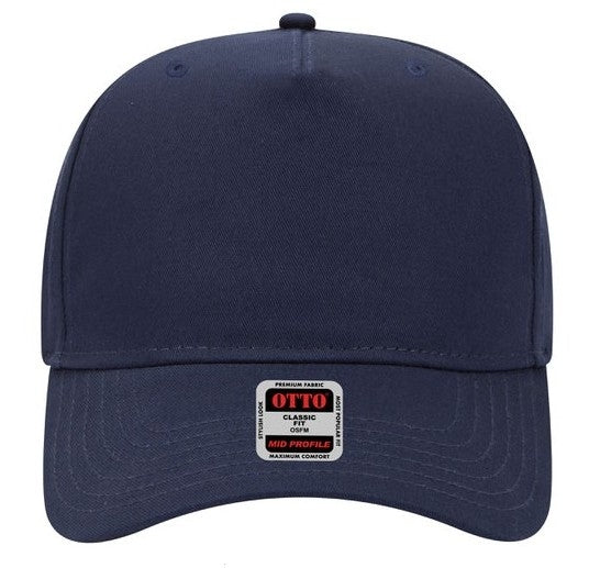OTTO 5 Panel Mid Profile Baseball Cap