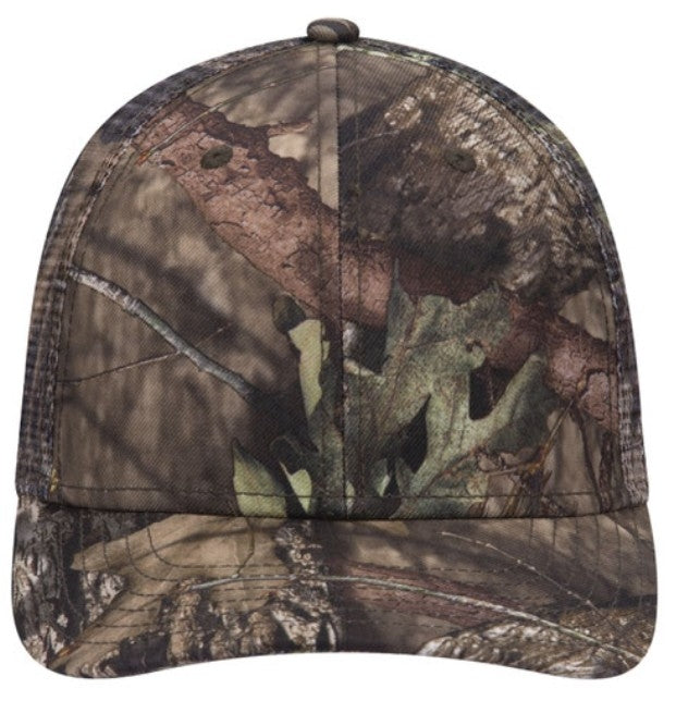 OTTO Cap Mossy Oak 6 Panel Superior Polyester Twill Baseball Cap