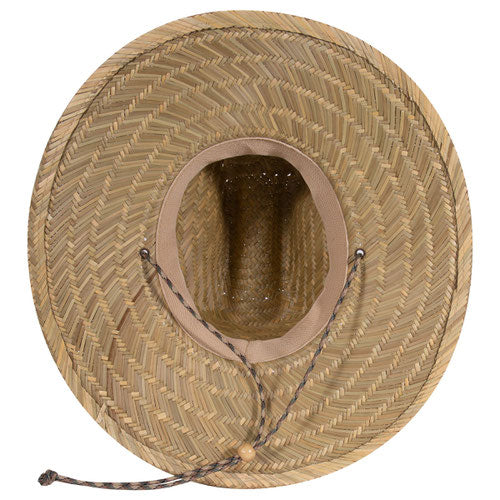 Otto Straw Lifeguard Hat w/Adjustable Cord