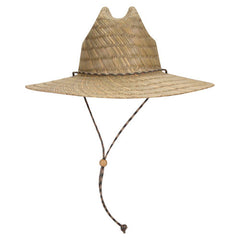 Otto Straw Lifeguard Hat w/Adjustable Cord