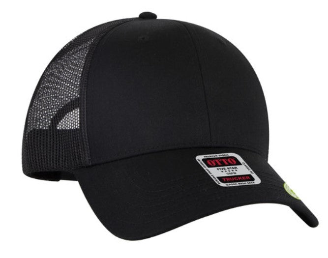 OTTO Cap 6 Panel Low Profile Mesh Back Trucker Hat 83-4