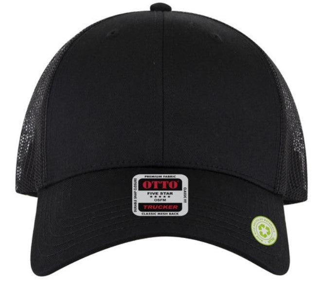 OTTO Cap 6 Panel Low Profile Mesh Back Trucker Hat 83-4