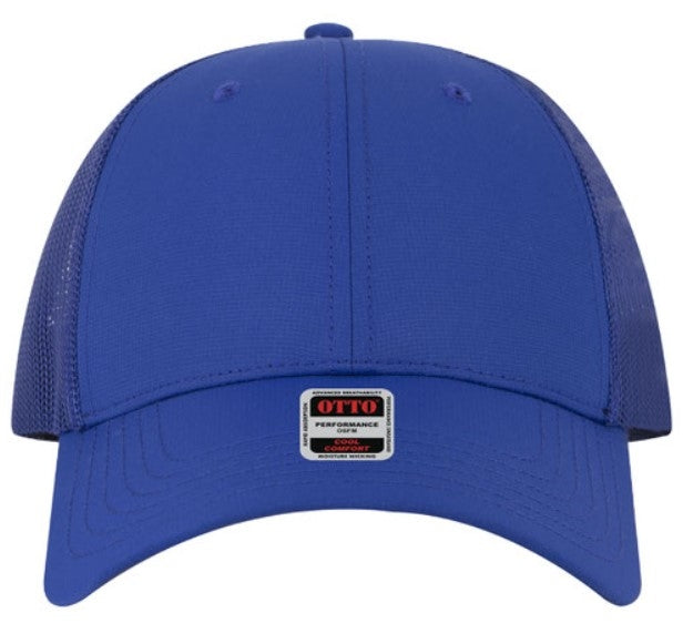 OTTO Cap 6 Panel Polyester Low Profile Micro Mesh Back Trucker Hat