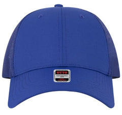 OTTO Cap 6 Panel Polyester Low Profile Micro Mesh Back Trucker Hat