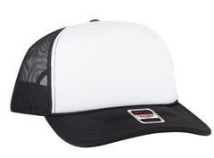 OTTO Cap 5 Panel High Crown Polyester Foam Front Mesh Back Trucker Hat