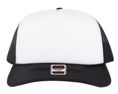 OTTO Cap 5 Panel High Crown Polyester Foam Front Mesh Back Trucker Hat