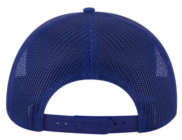 OTTO 6 Panel Mid Profile Polyester Pongee Front Mesh Back Trucker Hat