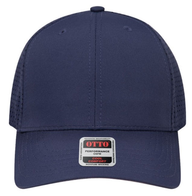 OTTO Cap 6 Panel Mid Profile Perforated Mesh Back Panels Hat