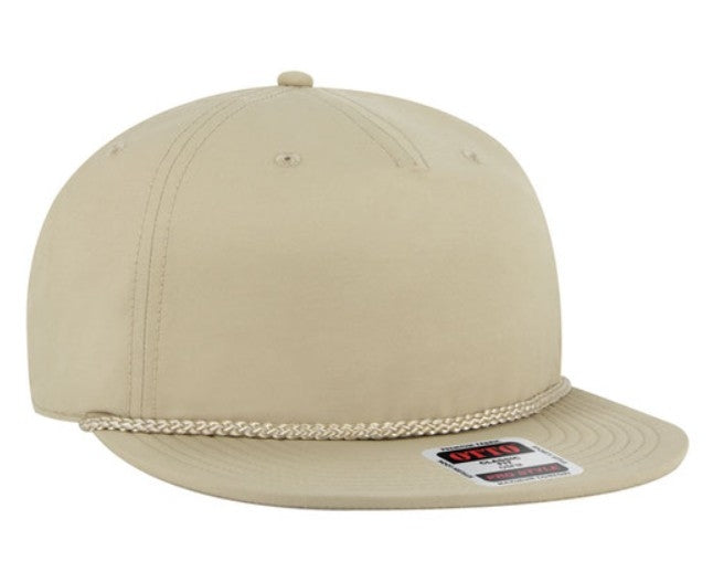 OTTO Cap 5 Panel Pro Style Roped Snapback Hat