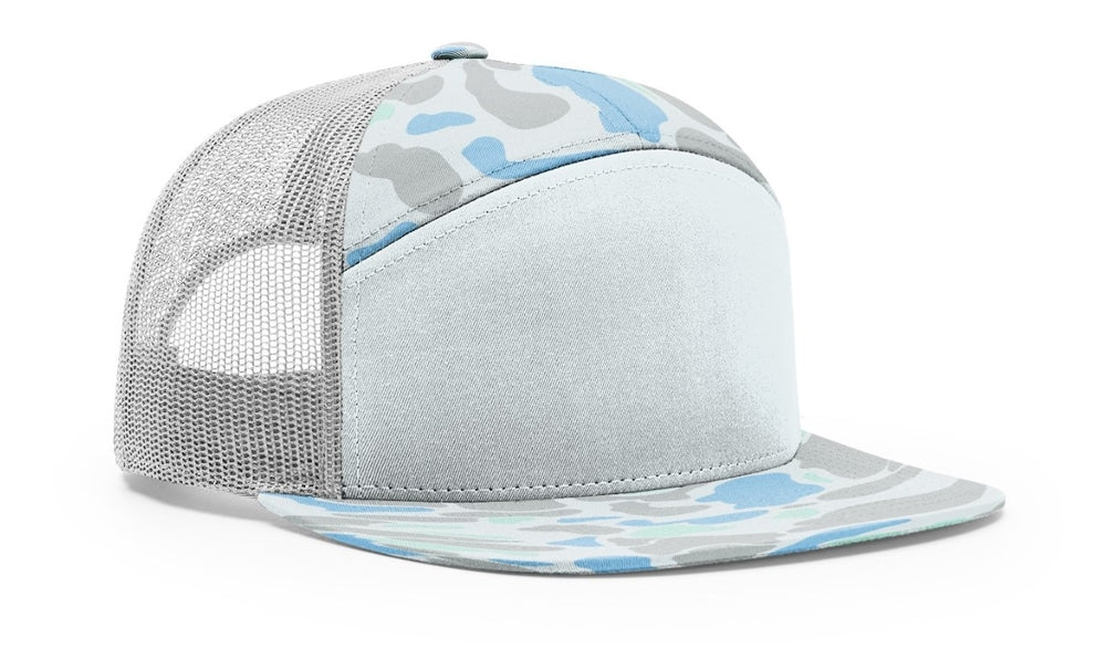 Richardson Printed 7 Panel Trucker Mesh Back Hat