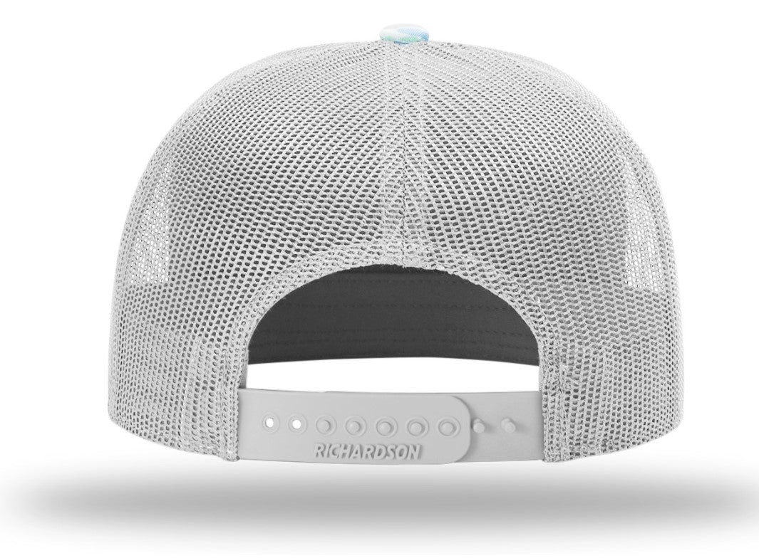 Richardson Printed 7 Panel Trucker Mesh Back Hat