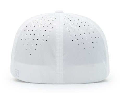 Richardson Solid White Performance Ignite Lt Laser Perf Official's Cap