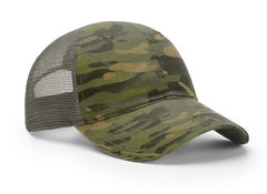 Richardson Camo 6 Panel Trucker Mesh Relaxed Tactical Multicam