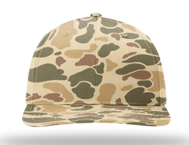 Richardson 6 Panel Camo Printed Twill Cap
