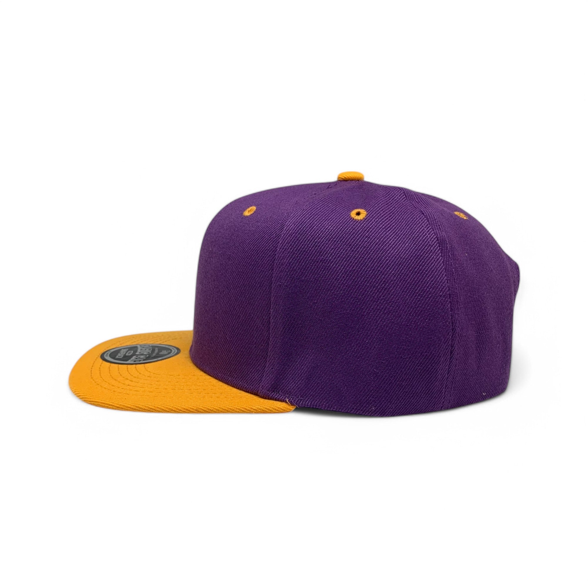 Basic Cap Plain Poly Snapback Hat 8002