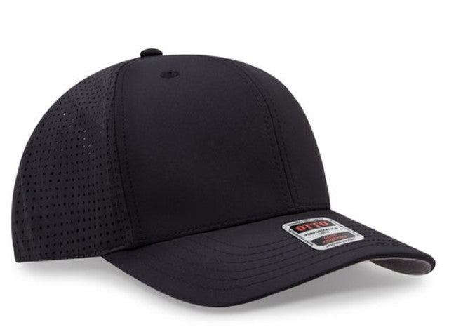 OTTO Cap 6 Panel Mid Profile Perforated Mesh Back Panels Hat 27-2