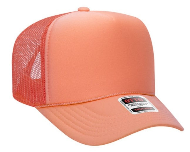 Budget Caps | Otto Foam Front High Crown Golf Mesh Back Caps 39-165