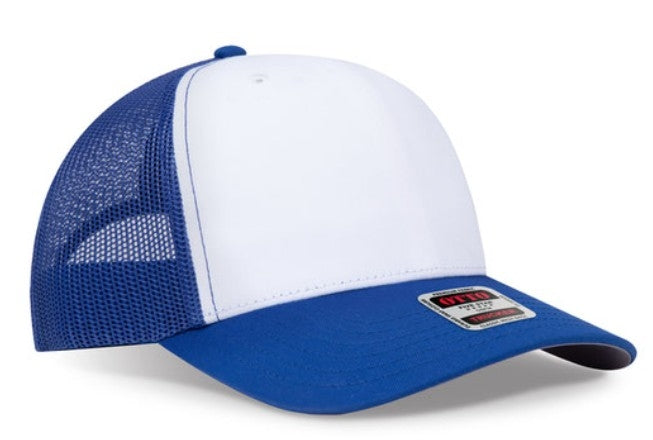 Otto Seamless 6 Panel Mid Profile Mesh Back Trucker Hat 1120-1
