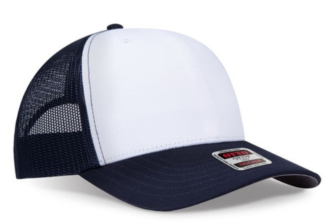 Otto Seamless 6 Panel Mid Profile Mesh Back Trucker Hat 1120-1