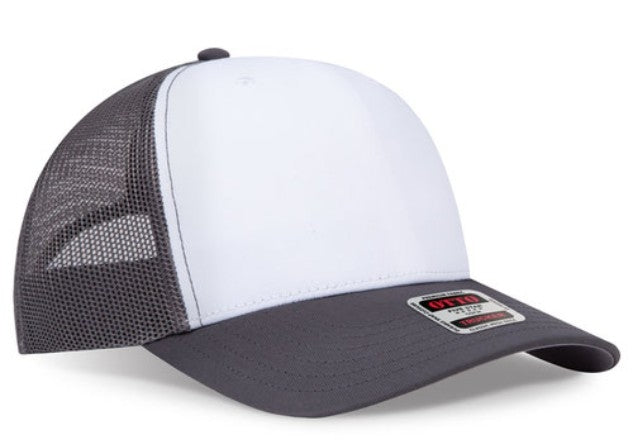 Otto Seamless 6 Panel Mid Profile Mesh Back Trucker Hat 1120-1