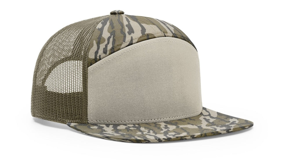 Richardson Printed 7 Panel Trucker Mesh Back Hat 168P