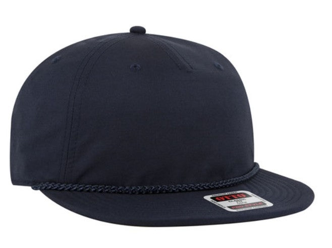 OTTO Cap 5 Panel Pro Style Roped Snapback Hat 9505-3
