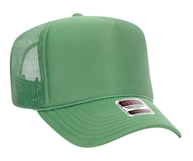 Budget Caps | Otto Foam Front High Crown Golf Mesh Back Caps 39-165