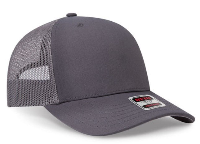 Otto Seamless 6 Panel Mid Profile Mesh Back Trucker Hat 1120-1