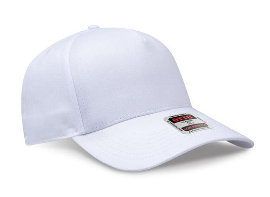Budget Caps | Otto Cotton Twill Five Panel Low Profile Pro Style 99-598