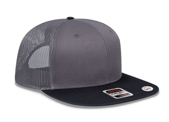 Otto Cotton Twill Flat Gray Under Visor Pro Style 141-1070