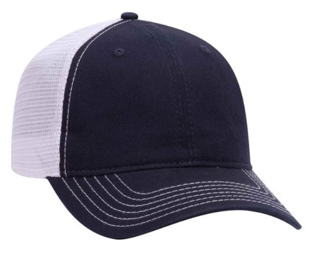 Otto Garment Washed Superior Cotton Low Profile Pro Style Mesh Back 121-858