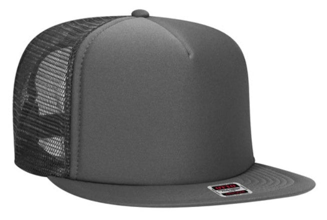 Budget Caps | Otto Foam Front Flat Visor High Crown Golf Style Mesh Back 132-1037
