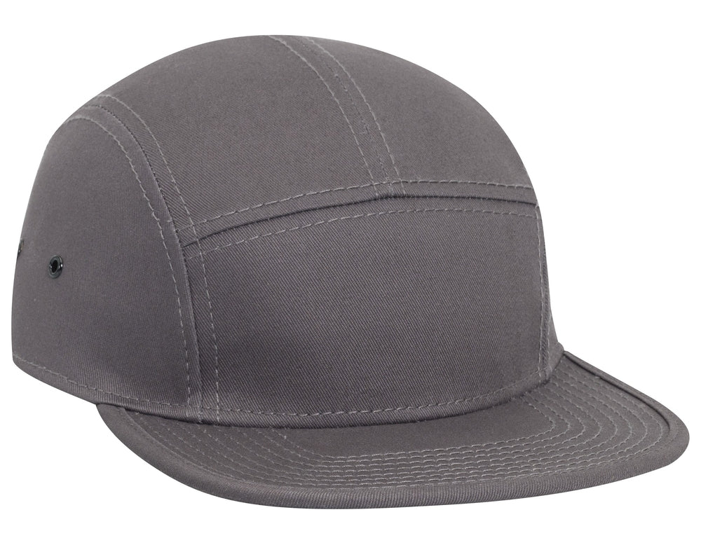 Otto Cotton Camper Square Flat Visor Hat   151-1098