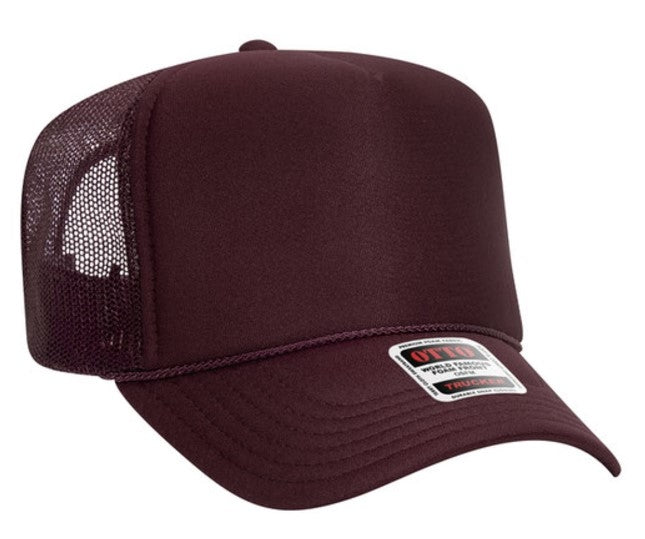 Budget Caps | Otto Foam Front High Crown Golf Mesh Back Caps 39-165