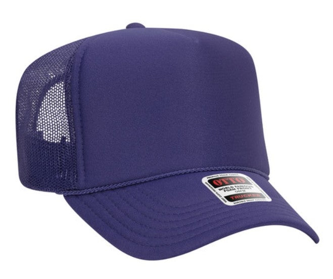 Budget Caps | Otto Foam Front High Crown Golf Mesh Back Caps 39-165