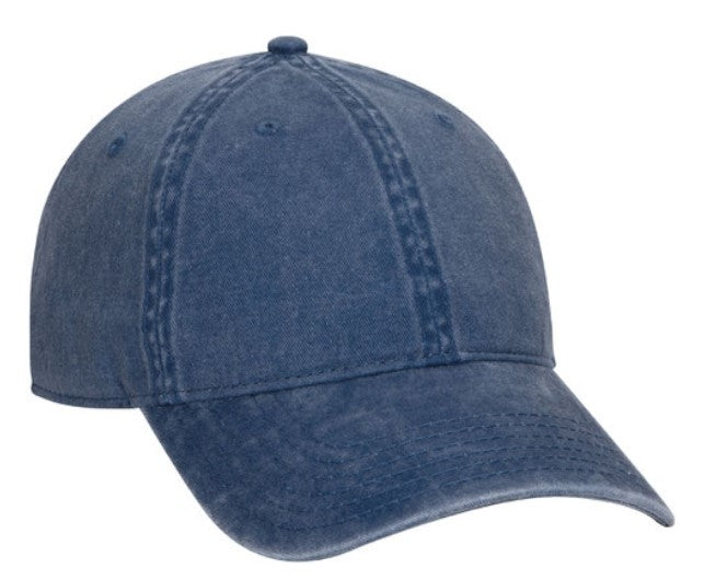 Otto Washed Pigment Dyed Cotton Twill Low Profile Pro Style 18-711
