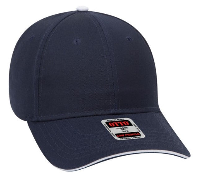Blank Caps | Otto Cotton Twill Sandwich Visor Low Profile Pro Style 23-434