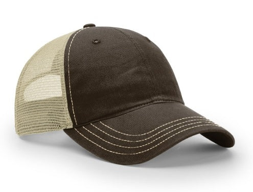 Richardson Garment Washed Trucker Mesh  111