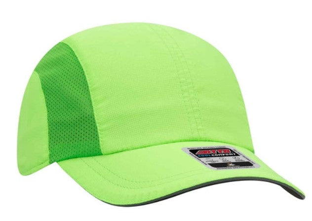 Otto 6 Panel Polyester Pongee Running Cap 133-1240
