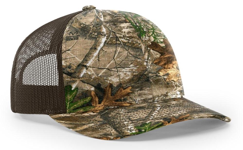 Richardson Trucker Camo Pattern Twill Trucker Mesh 112P Camo