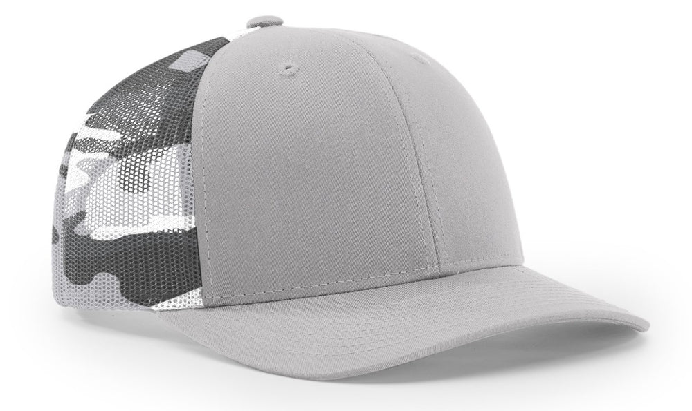 Richardson 6 Panel Trucker Printed Camo Mesh Back 112PM Camo