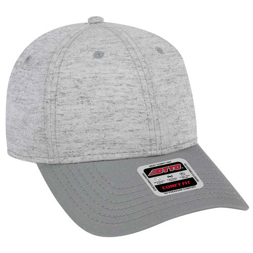 Otto Rayon Blend Jersey Knit Cotton Twill Baseball Cap 19-1232