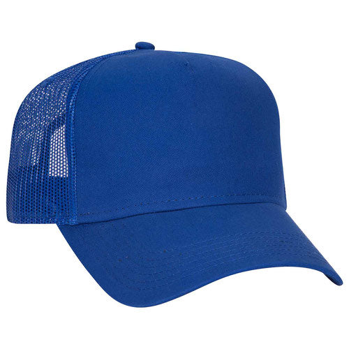 Otto Cotton Twill 5 Panel Low Profile Mesh Back Trucker Hat 102-664 (Replaces 102-1318)